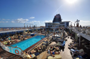 Celebrity Cruise – Constellation – Pool side view