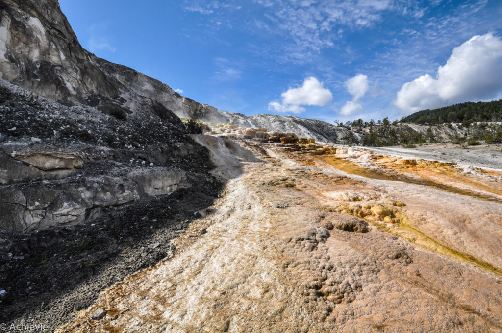 Yellowstone National Park, Wyoming, USA - Mammoth Hot Springs