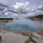 Yellowstone National Park, Wyoming, USA - Norris Geyser - Back Basin Loop Trail