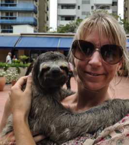 Cartagena, Colombia - City Trip - Hugging a sloth