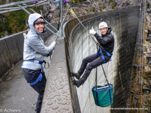 Tasmania, Australia - Abseiling the Gordon Dam - Travelling Accountant